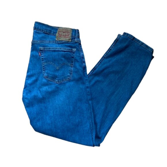 Levi's 559 Mens Jeans 36 x 34, Relaxed Medium Wash Straight Leg 5 pockets, EUC - Picture 1 of 11